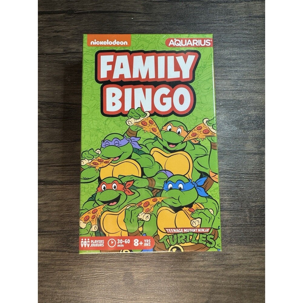 NEW Teenage Mutant Ninja Turtles Family Bingo Game SEALED